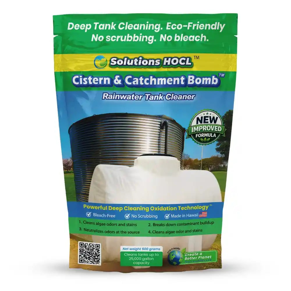 cistern and catchment bomb clean rainwater tanks