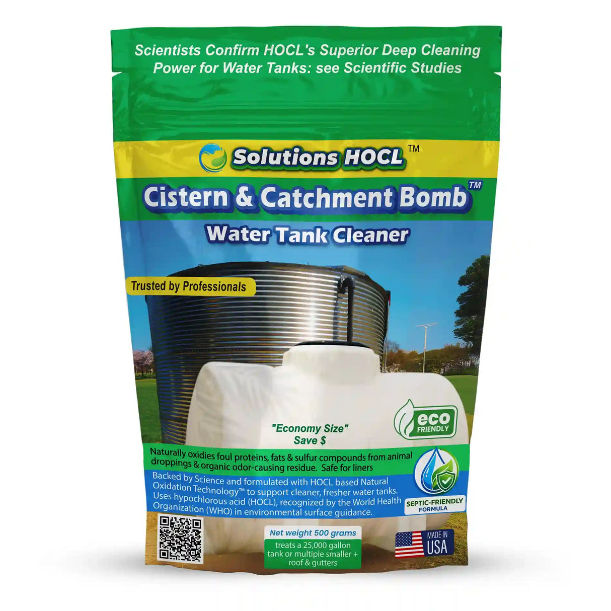 cistern and catchment bomb clean rainwater tanks