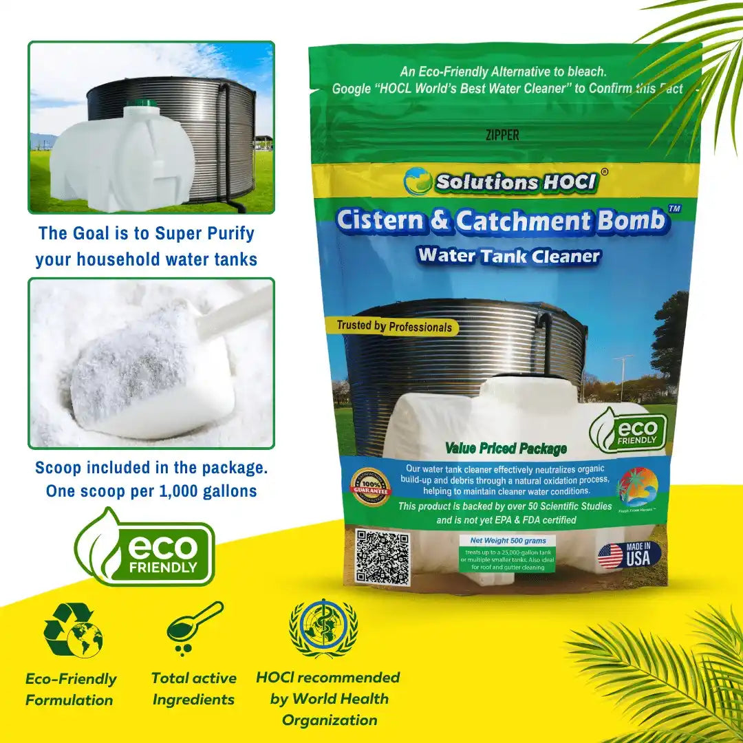 Underground cistern water tank cleaner