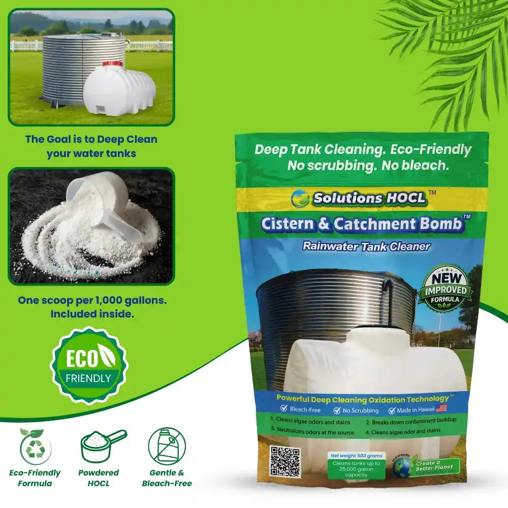 Underground cistern water tank cleaner
