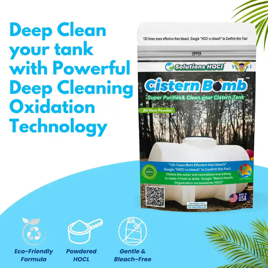 Cistern Bomb: Tank Cleaning with Best Cistern Tank Cleaner - Solutions HOCL