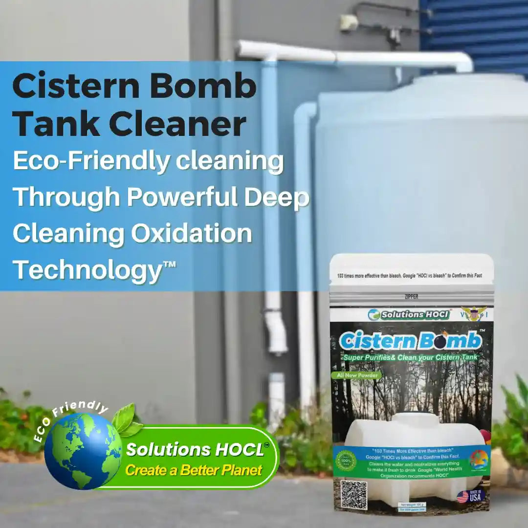 Cistern Bomb: Tank Cleaning with Best Cistern Tank Cleaner - Solutions HOCL