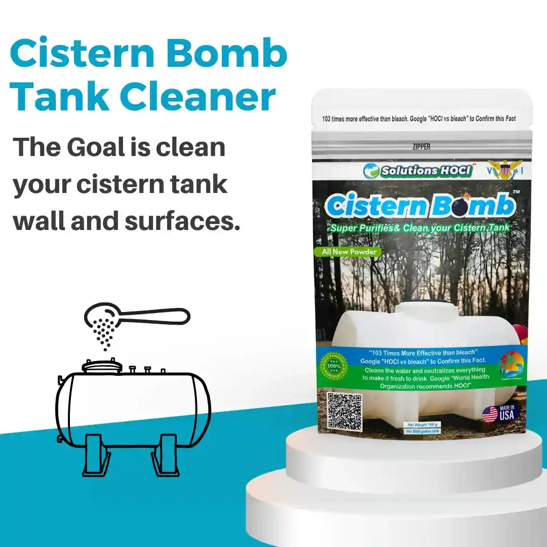 Cistern Bomb: Tank Cleaning with Best Cistern Tank Cleaner - Solutions HOCL
