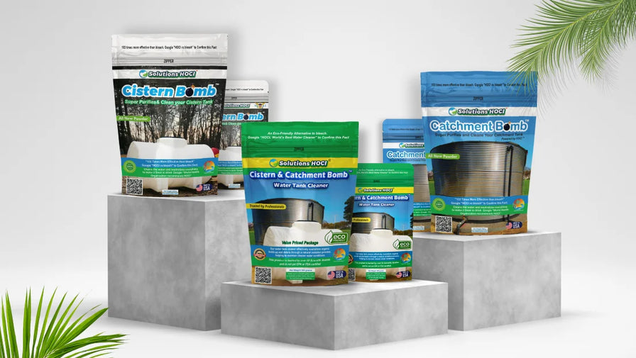 clean with confidence use hocl water storage tank cleaners