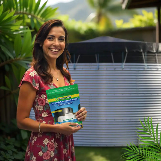 cistern & catchment bomb best cleaning formula clean water collection system