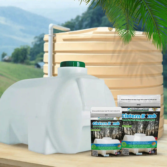 eco-friendly cleaning solution for underground cistern tank system