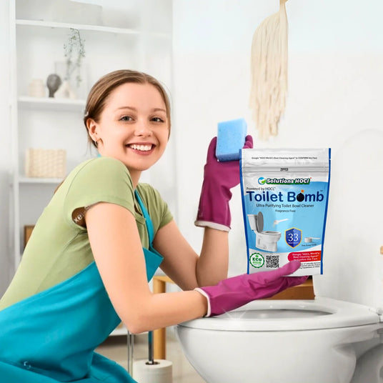cleaning toilet without using chemicals