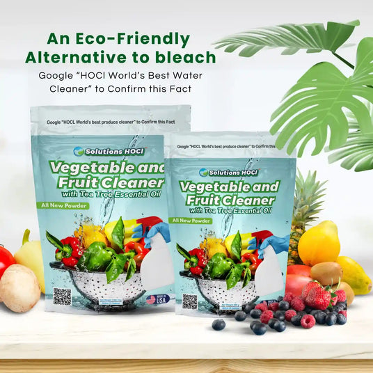 say goodbye to surface resdiue with fruit and veg cleaner