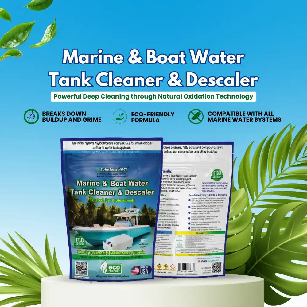 solutions hocl (hypochlorous acid) boat tank cleaners benefits