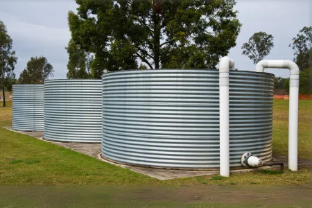 metal container Water collection system