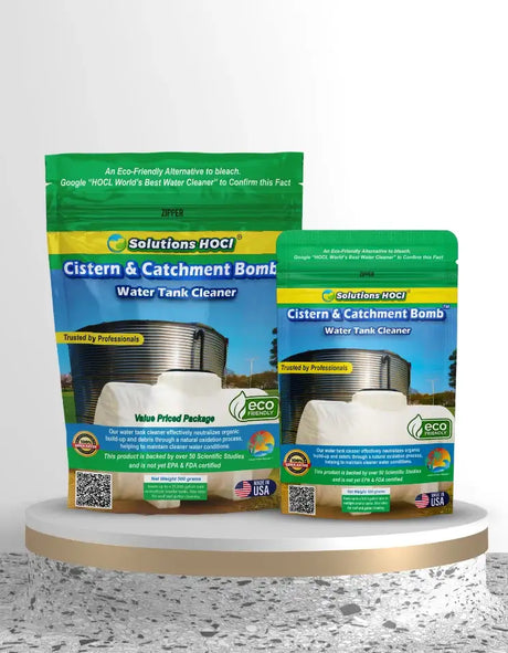 Refresh water storage tanks with cistern and catchment tanks