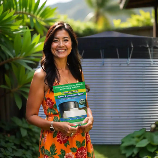 make routine with C&C bomb for cleaning cistern and rainwater tanks