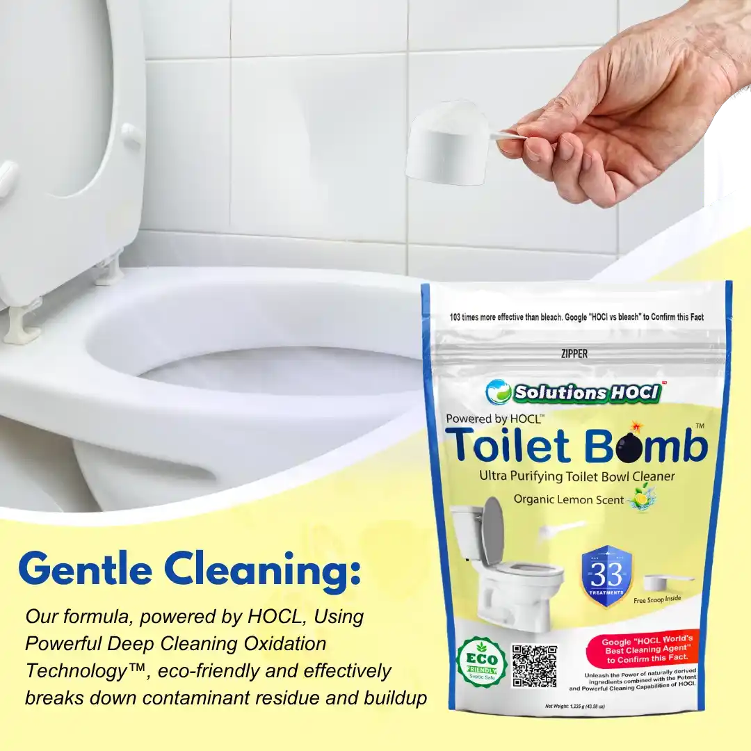 toilet lemon scent