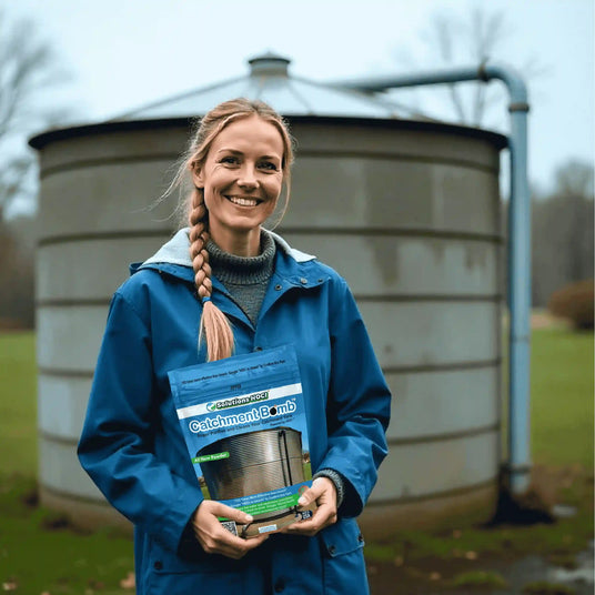 catchment bomb ultimate solution for rainwater storage tank cleaning