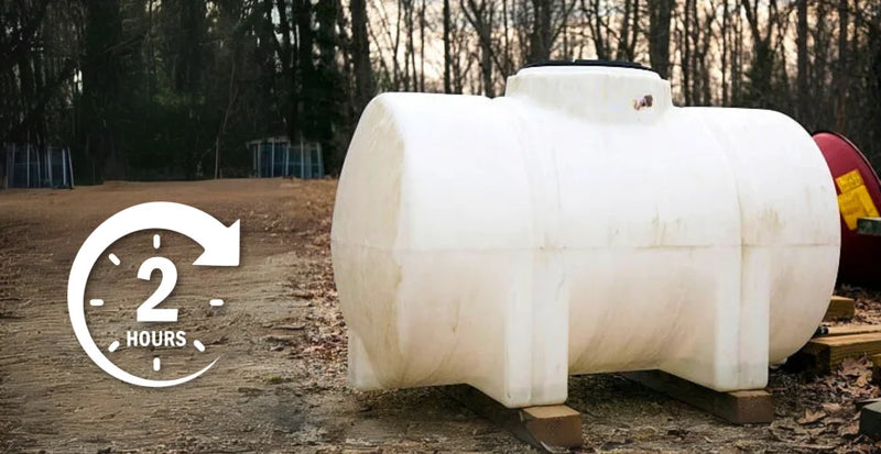 Wait when you apply cistern bomb in water storage tank