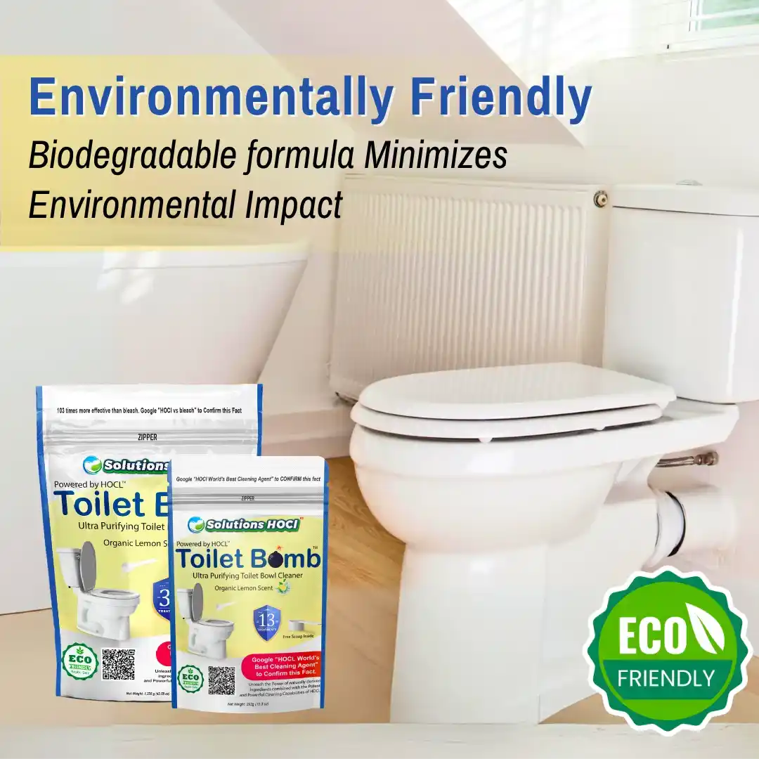 easy to clean toilet with toilet bowl cleaner