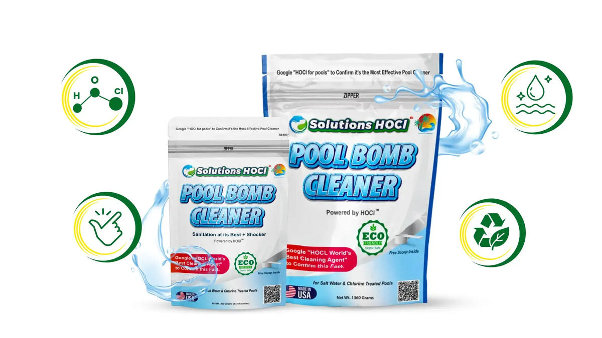 powerful pool bomb makes your pool clean