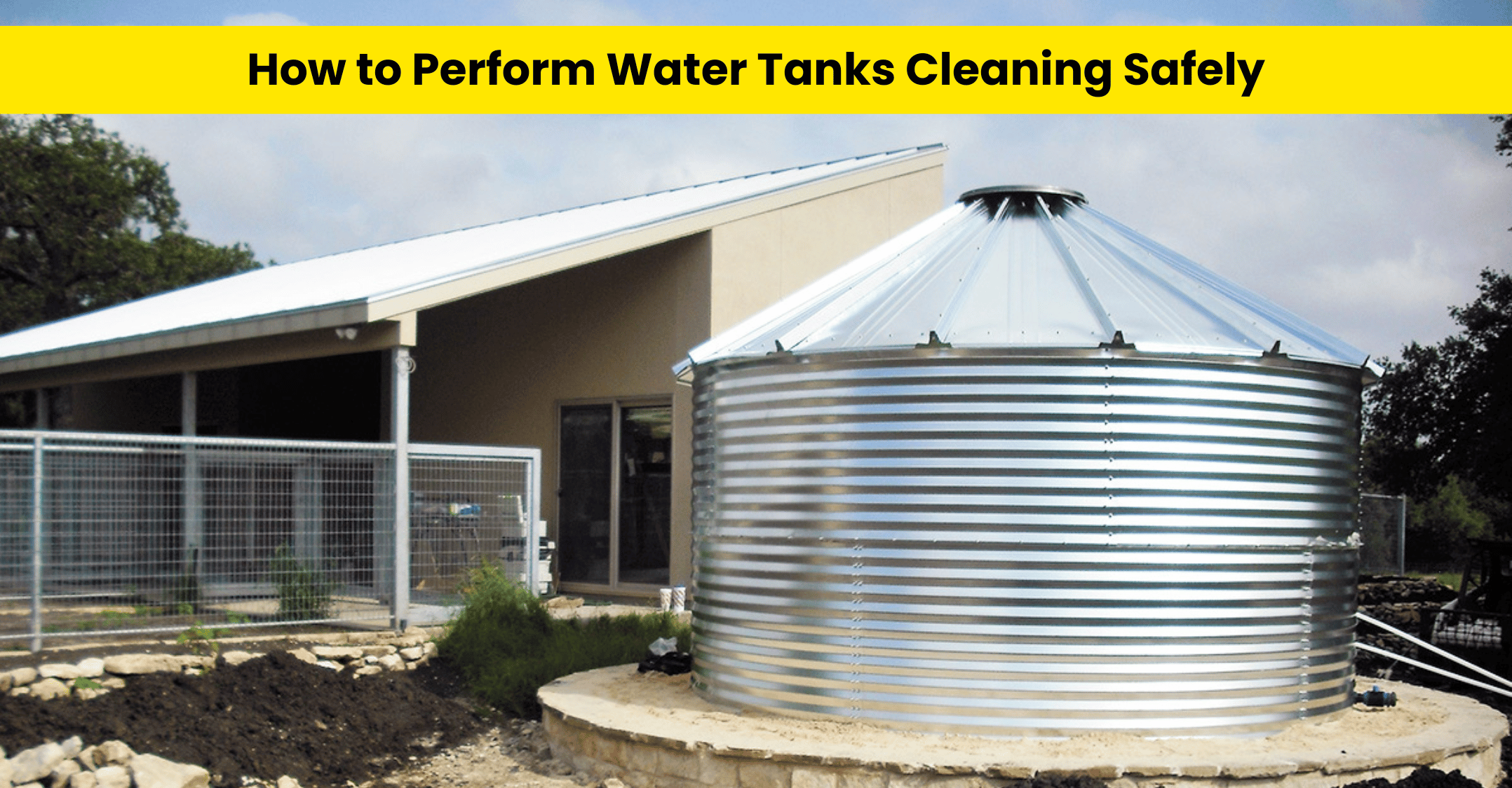 How to Perform Water Tanks Cleaning Safely – Solutions HOCL