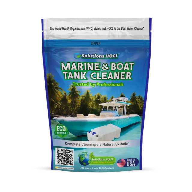 solutions hocl (hypochlorous acid) boat tank cleaners