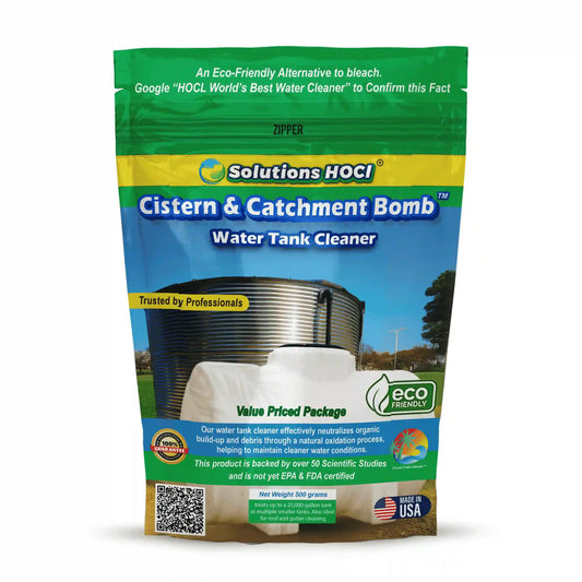 Cistern & Catchment Bomb™  - Rainwater & Cistern Tank Cleaner Treatment- 500g