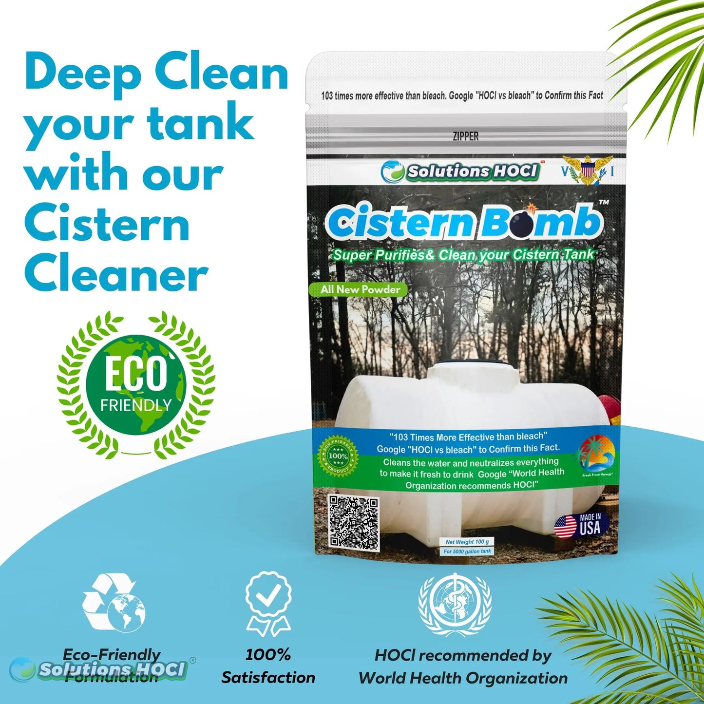 Cistern Bomb: Tank Cleaning with Best Cistern Tank Cleaner - Solutions HOCL