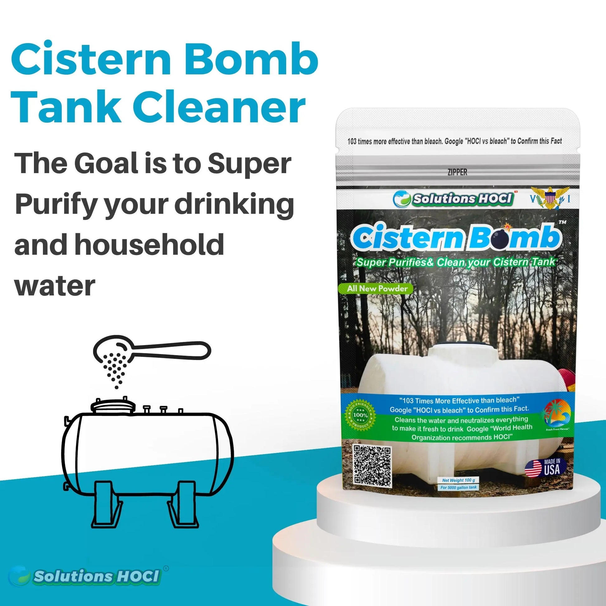 Cistern Bomb: Tank Cleaning with Best Cistern Tank Cleaner - Solutions HOCL