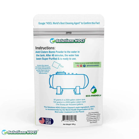 Cistern Bomb: Tank Cleaning with Best Cistern Tank Cleaner - Solutions HOCL
