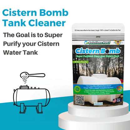 Cistern Bomb: Tank Cleaning with Best Cistern Tank Cleaner - Solutions HOCL