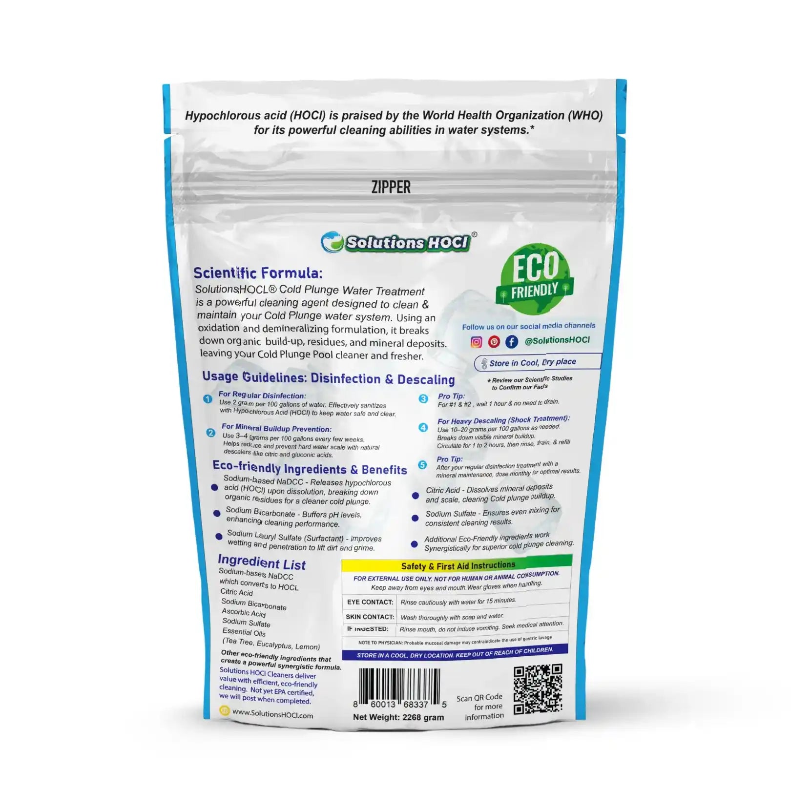 cold plunge tub cleaner 2268g
