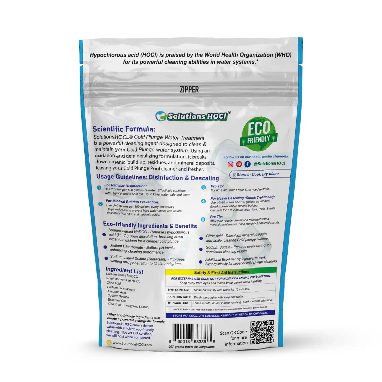 cold plunge tub cleaner 907g