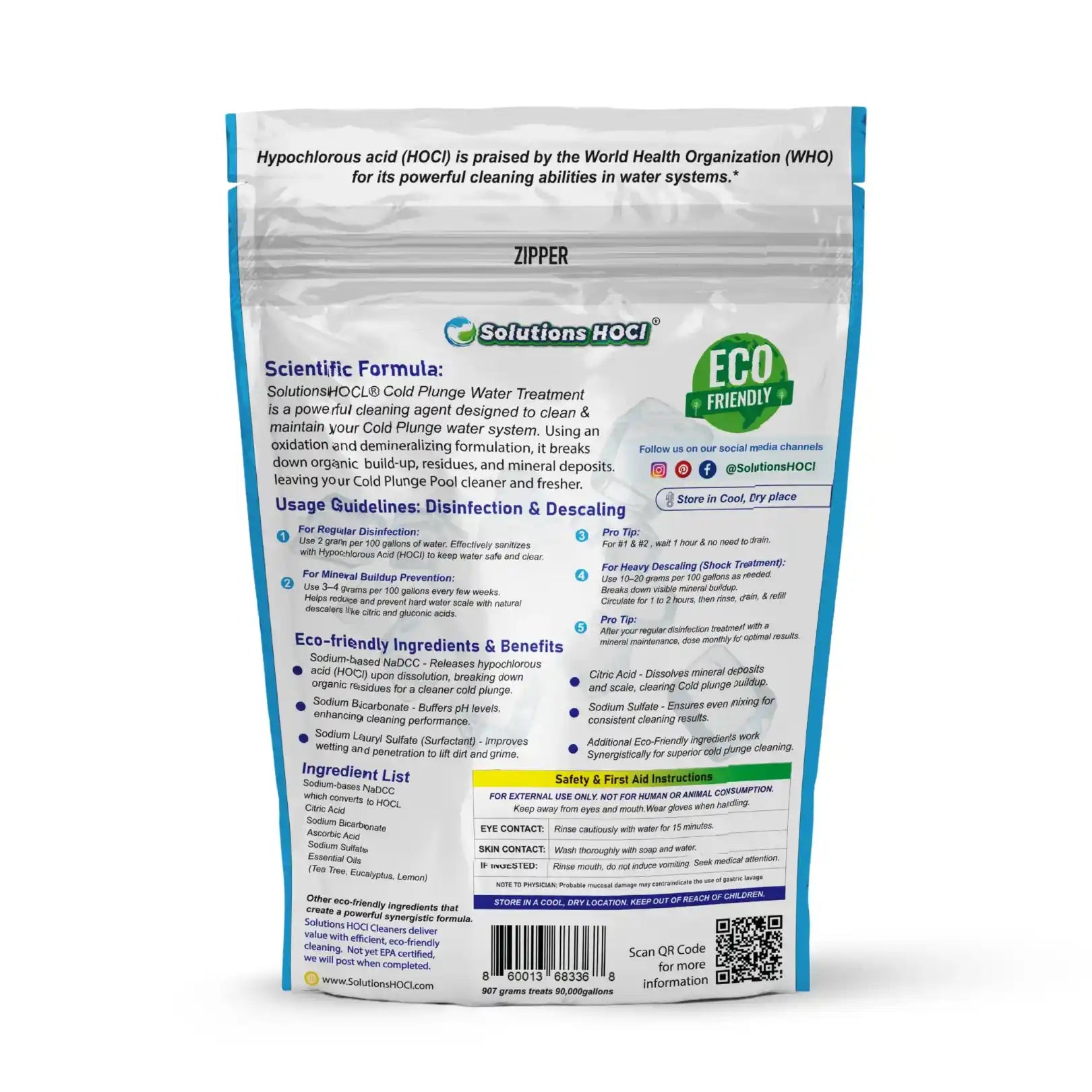 cold plunge tub cleaner 907g