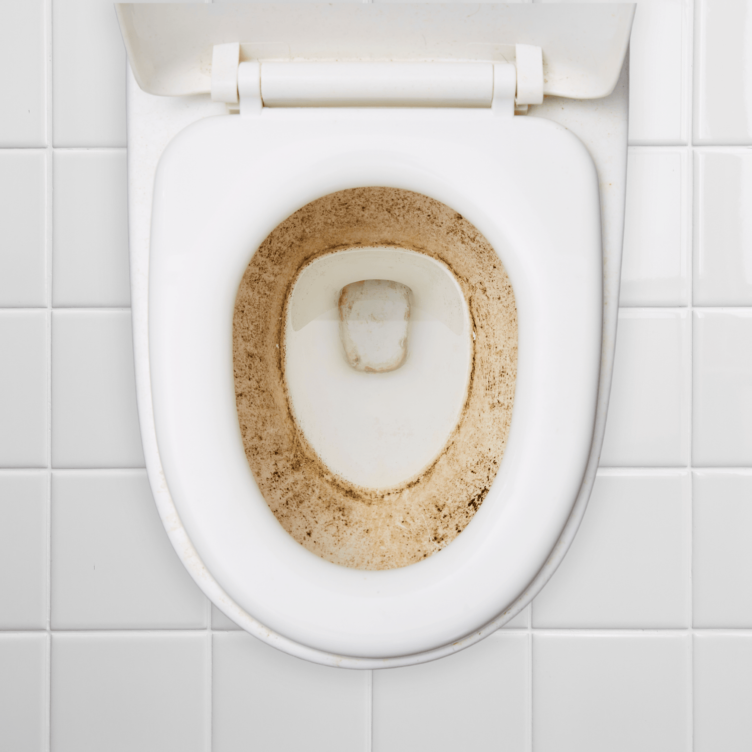 how to clean stains in the toilet bowl