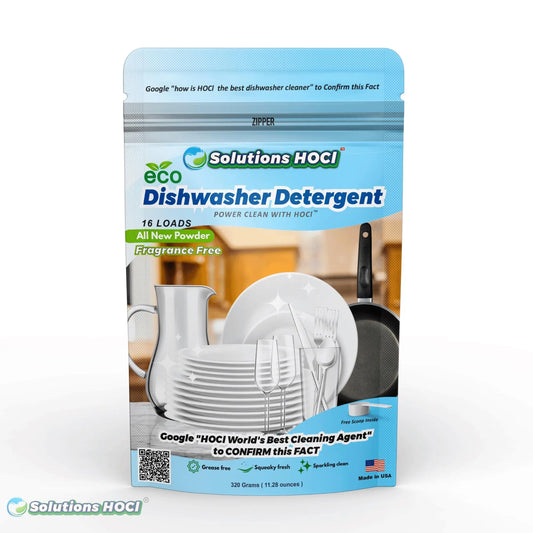 Fragrance Free Dishwasher Detergent - 16 Loads - Solutions HOCL