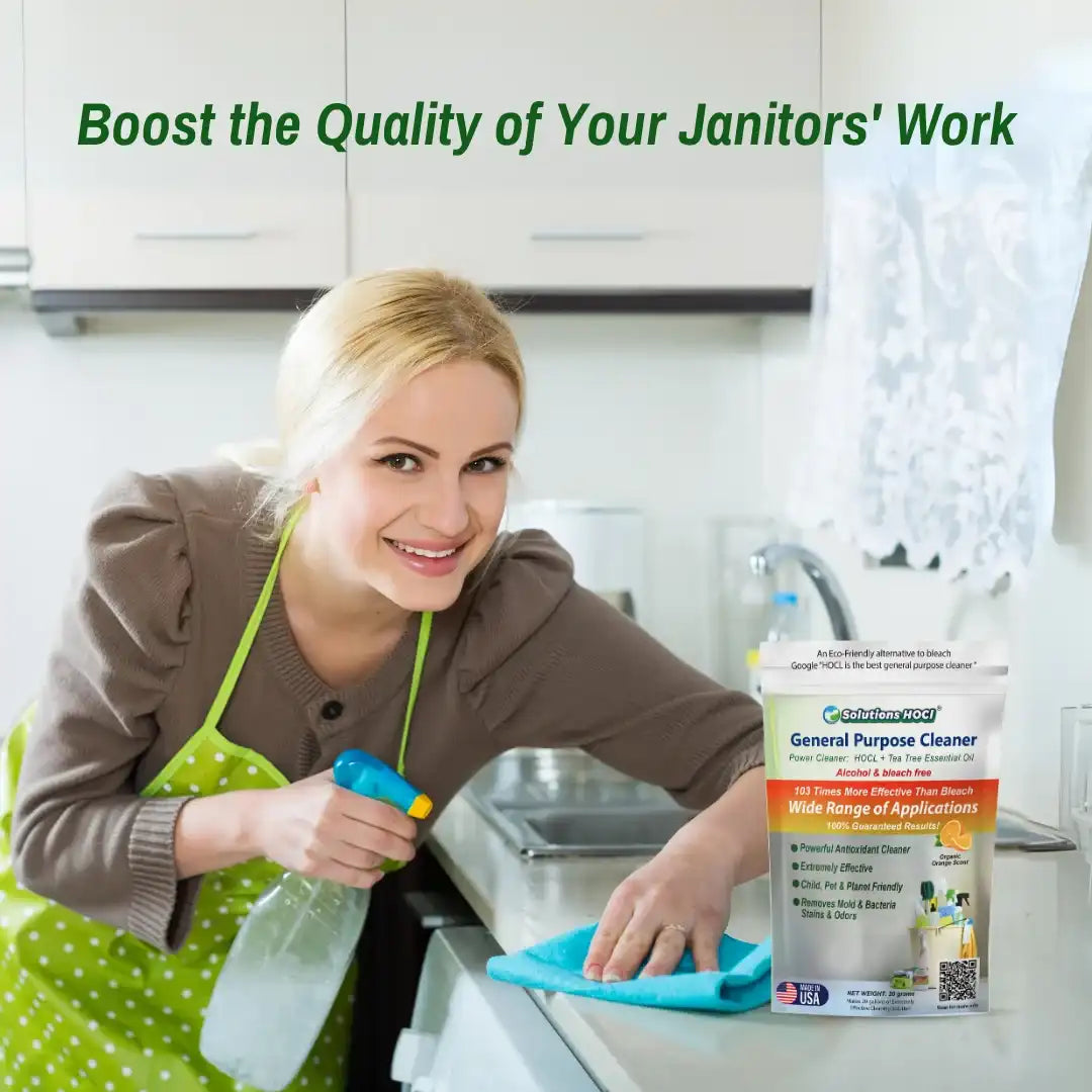 GPC used for tile cleaning, floor and walls