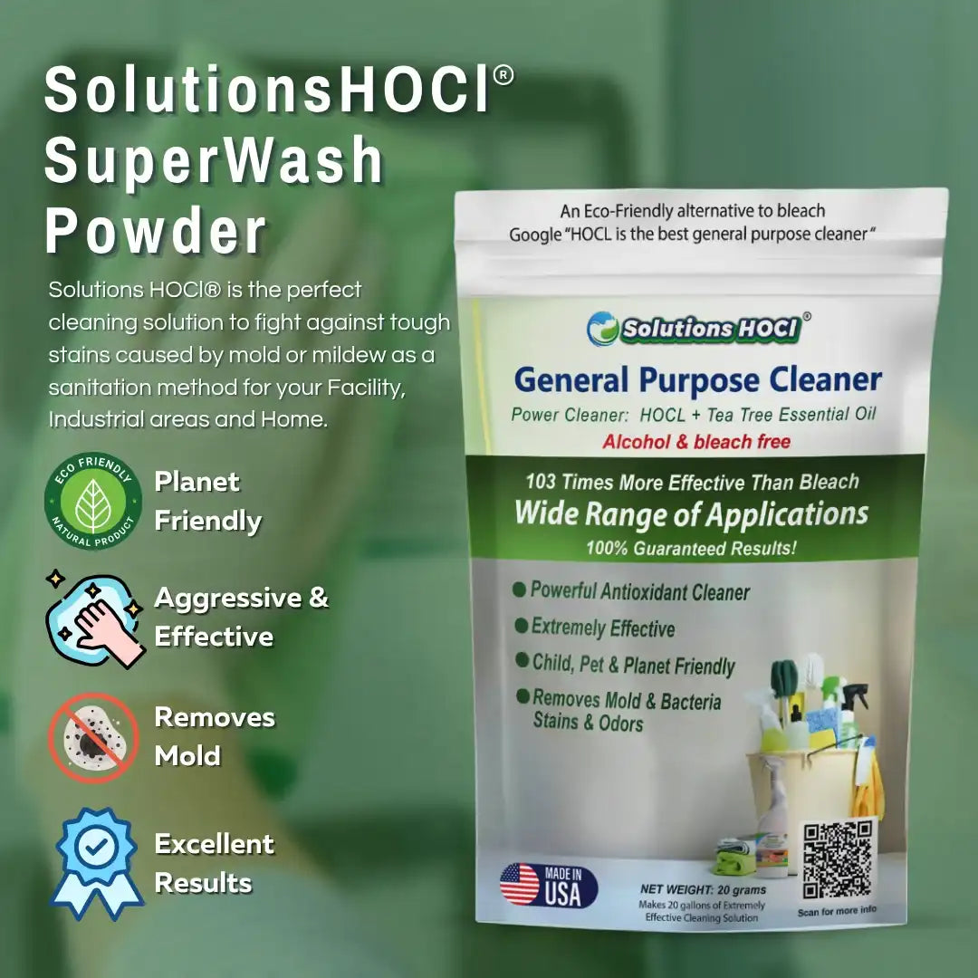 GPC used for tough stains caused by mold