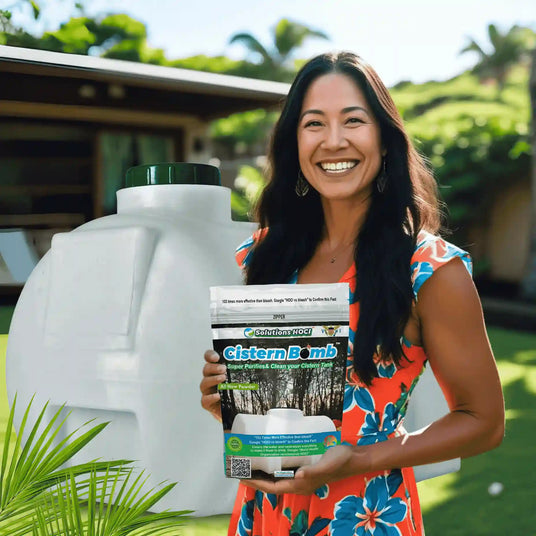 say good by to smelly tanks use cistern bomb for water storage tanks