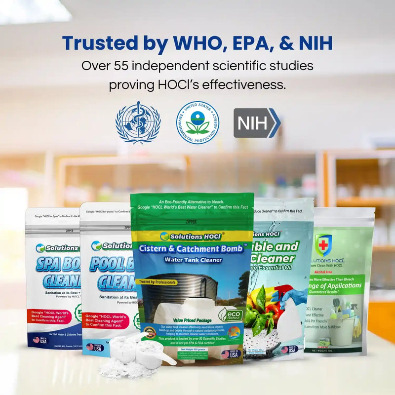 HOC (Hypochlorous acid) formula trusted by WHO, EPA & NIH