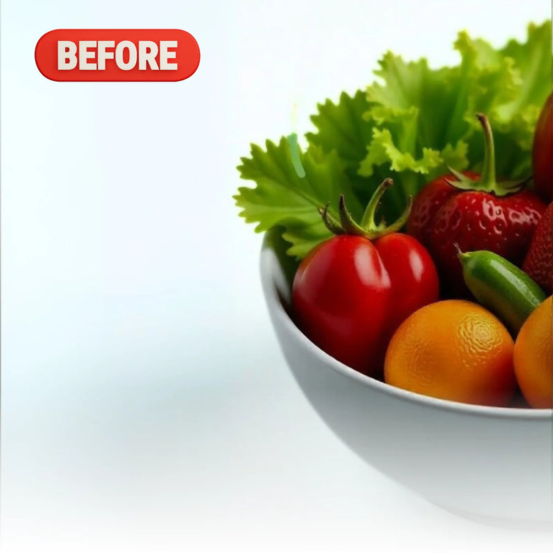 clean hidden residue with hocl fruit cleaner