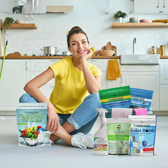 Houshold Cleaners is best for cleaning tiles