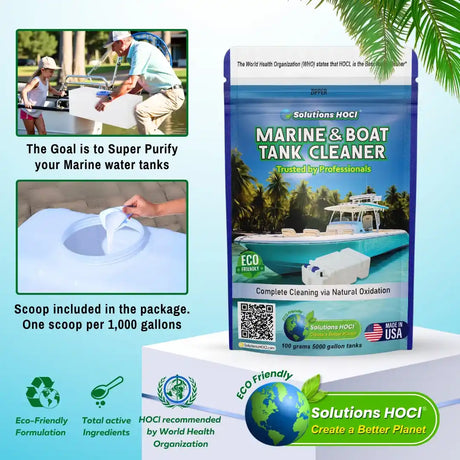 hocl Marine & Boat water purification Powder