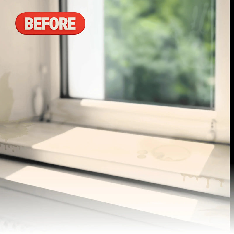 see messy and stain wall before hocl general all purpose cleaner