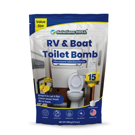 Rv Boat Toilet Bomb 500g size product image on white background