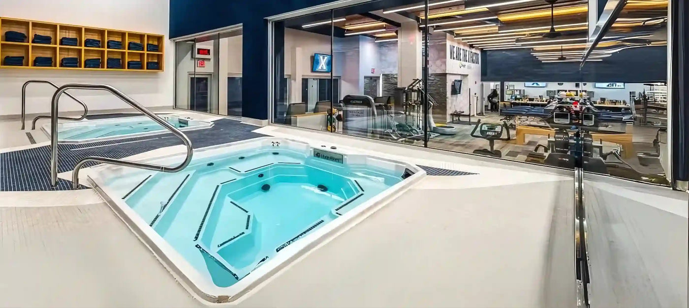 raady to elevate cleaning cold plunge tubs