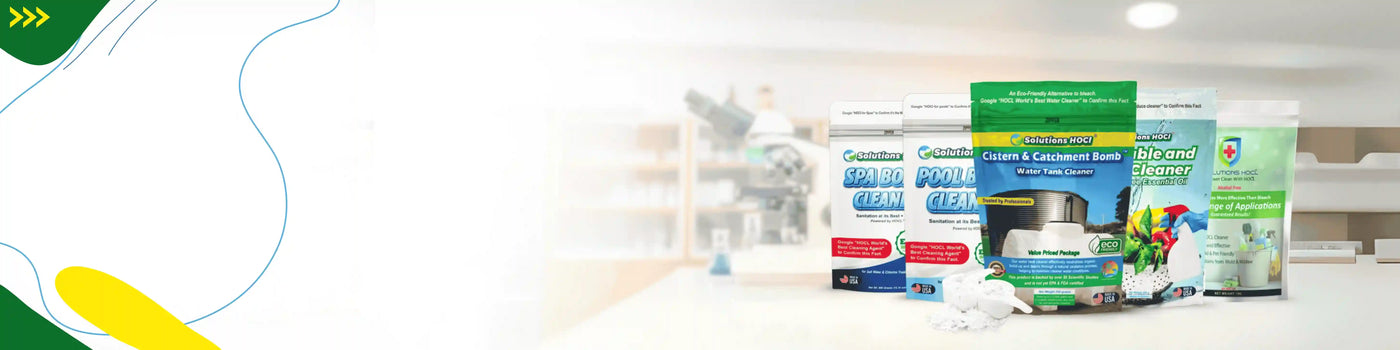 solutions HOCl (hypochlorous acid) cleaners backed by scientific studies