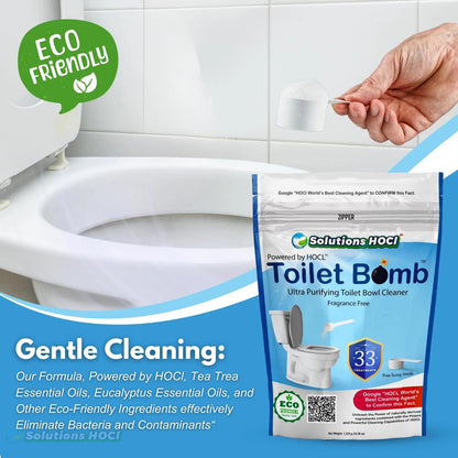 SolutionsHOCL® Toilet Bomb - Fragrance-Free - Solutions HOCL