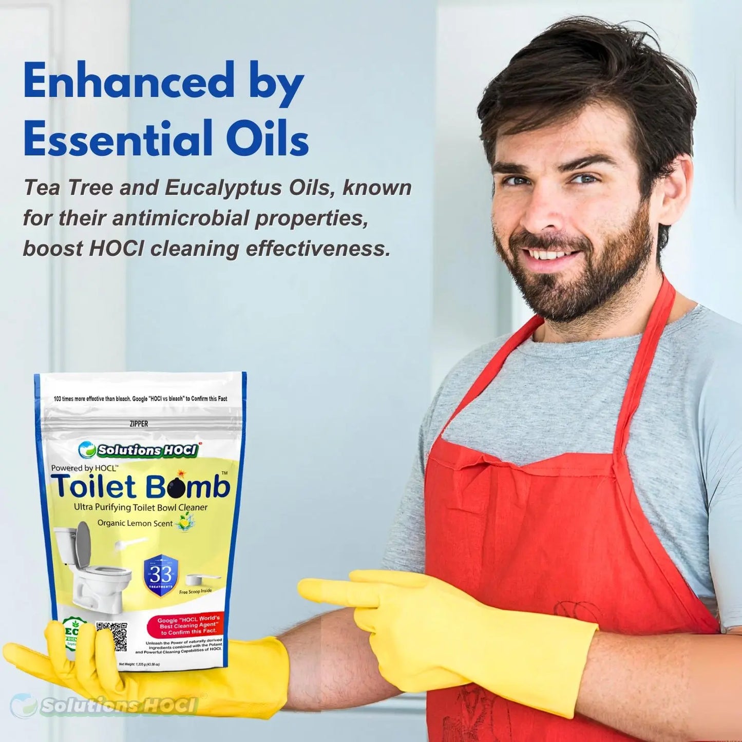 toilet cleaner with essential oils