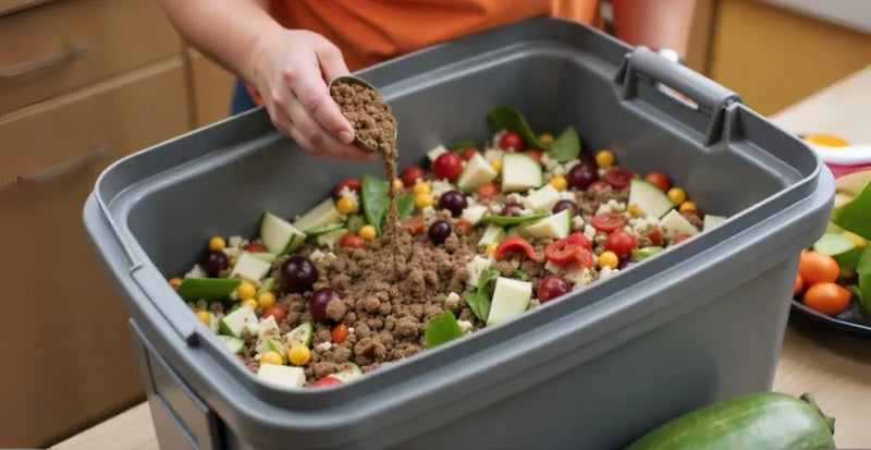 sprinkle composting bucket