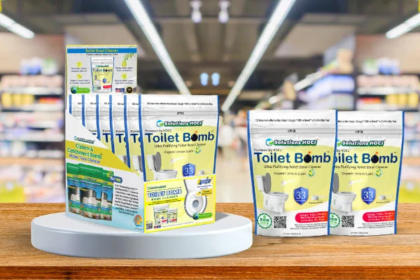 Toilet Bomb Lemon Scent 33 Treatment Display Box
