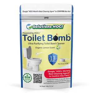 Toilet Bomb Organic Lemon Scent