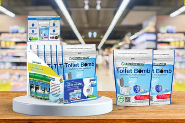 Toilet Bomb Fragrance Free 33 Treatment Display Box
